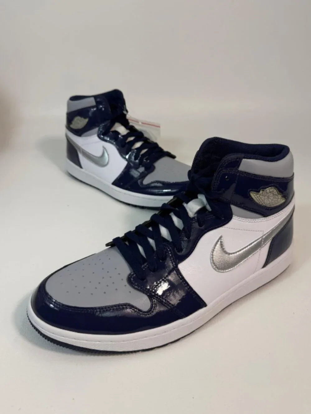 Jordan 1 Retro High Golf Patent Midnight Navy - Size 13